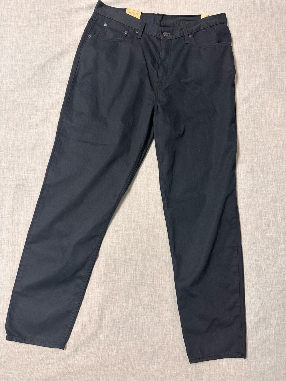 Levi’s High Waisted Mom Jean Charcoal Navy Blue Gray Size 33x30 NWT